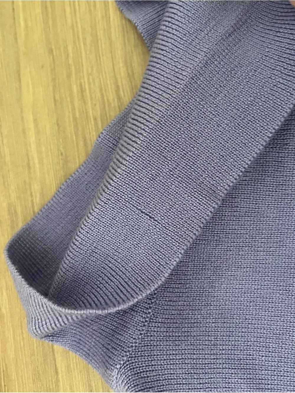 Ralph Lauren Lavender Long-Sleeve Polo Sweater
